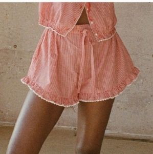 Doen S Luella Shorts Red Gingham